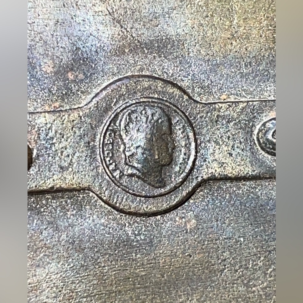 Anheuser Busch Belt Buckle Vintage Original Budweiser St. Louis MO B-I68 Stamped - Picture 3 of 6
